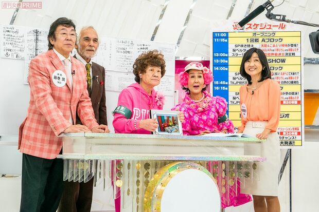 藤巻潤、堀田眞三を巧みに引っ張る寺田理恵子元フジテレビアナ。プロのお仕事　撮影／矢島泰輔