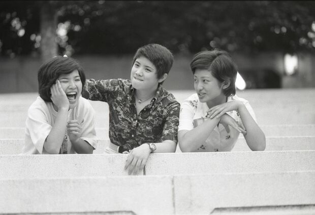 花の中三トリオ（桜田淳子、森昌子、山口百恵さん）