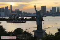 過ぎゆく東京五輪の真ん中＝臨海副都心を歩く、海外勢は「サラダチキン」にハマって