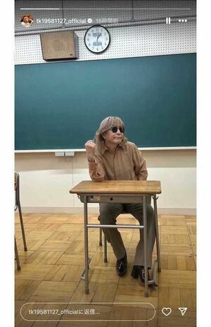 小室哲哉の近影(本人のインスタグラムより)