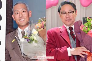 大河ドラマ『いだてん』がクランクアップ　主演の中村勘九郎（写真左）と阿部サダヲ（同右）　(c)NHK