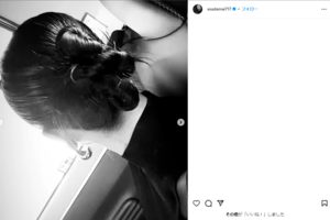 「吉田洋じゃん」浅田舞の自撮りが思わぬ反響に(公式インスタグラムより)