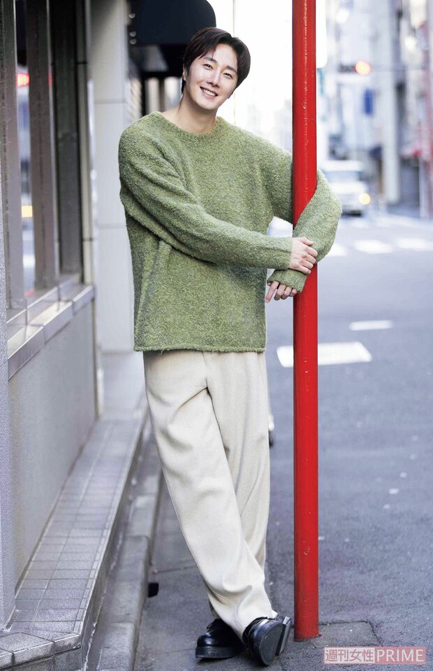 来日中の独占写真！チョン・イル（撮影／吉岡竜紀）