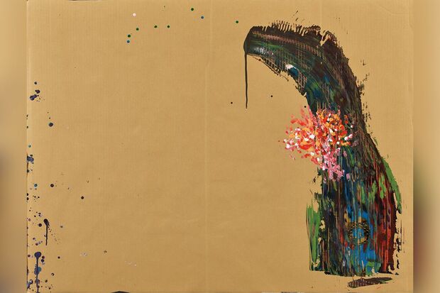 想ふ　2021　(C)Shingo Katori（香取慎吾の個展『WHO AM I - SHINGO KATORI ART JAPAN TOUR』展示作品より）