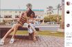 脚の長さが目を引く（本人のインスタグラムより）