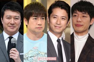 朝の顔、（左から）日テレ・加藤浩次、テレ朝・羽鳥慎一、フジ・谷原章介、TBS・川島明