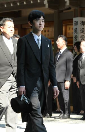 9月8日、伊勢神宮の内宮では真剣なお顔つきで