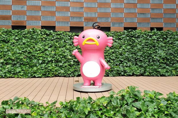 朝日放送のキャラクター「エビシー」　撮影／編集部