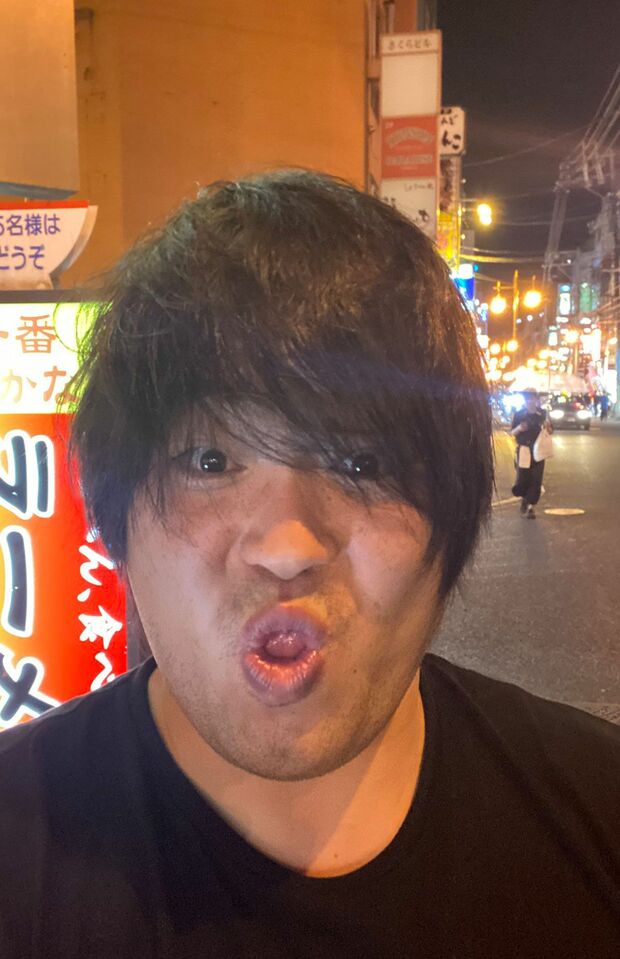 7月に広島で飲み歩いていたときの画像（本人のツイッターより）