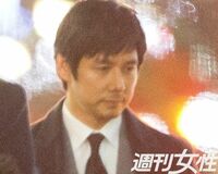 ドラマ『無痛』打ち上げ、西島秀俊はキメキメスーツで参加