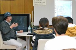 「子どもの虐待」をテーマに千葉で開催された今さんの講演会。当事者らも参加