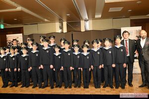 ウィーン少年合唱団記者会見にて（撮影／渡邉智裕）