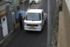 犯人に話しかけられているところ