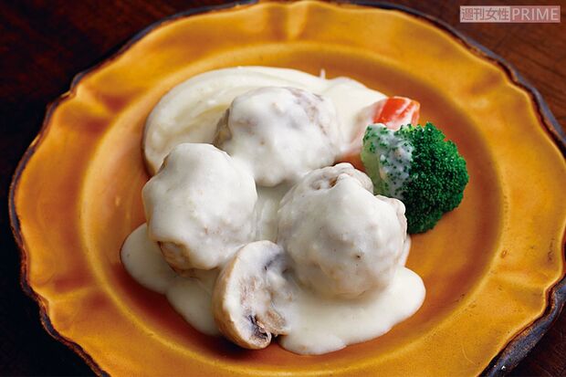 ミートボールのクリームシチュー