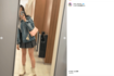 ミニスカの私服姿を披露した森香澄(公式インスタグラムより)