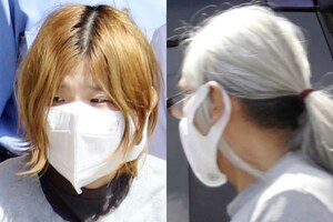 左から西高舞容疑者、父の昌浩容疑者