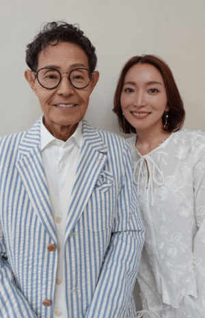 「2人での仕事はいつも楽しいしうれしいです」と語る加藤茶・綾奈夫妻（写真提供/加藤綾菜）