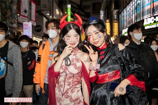 渋谷ハロウィーンの様子（10月31日撮影）