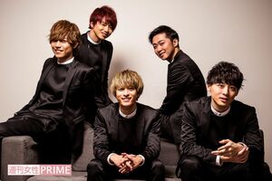 Da−iCE（左から：岩岡徹、花村想太、和田颯、大野雄大、工藤大輝）撮影／伊藤和幸