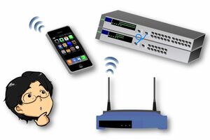 接続回線が同じだと？（イラスト：グリー/大室絵里）