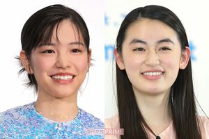 CMでも注目を集めた當真あみ（左）と、水原希子の“妹分”としてモデルデビューした八木莉可子（右）