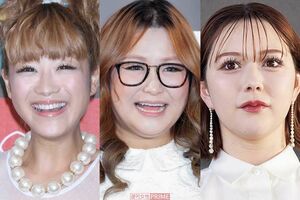 左から鈴木奈々、ギャル曽根、村重杏奈