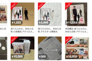 フジ『波うららかに、めおと日和』本田響矢グッズが10倍以上の高額転売