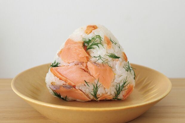 焼きざけ×ディル