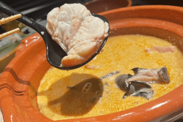 大将が特別に仕込んでくれた「あんこう鍋」。今年も堪能しました