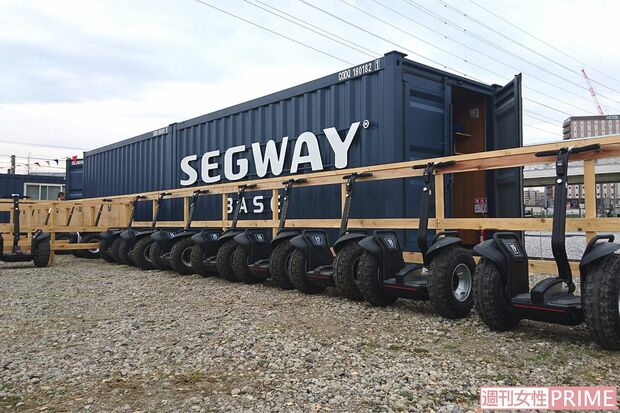 1台106万5960円（税込み）の『PT x2 SEオフロード』モデルを使用。練習用10台、コース用30台を用意