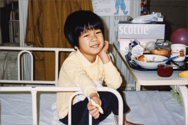 5歳で川崎病が再発。2回目の入院となった