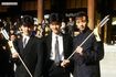 少年隊の3人(左から植草克秀、錦織一清、東山紀之)