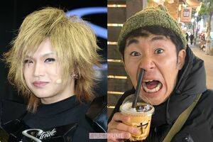 ゴールデンボンバー・鬼龍院翔としずる・池田一真　撮影／週刊女性写真班、しずる・池田の写真は本人のインスタグラムより