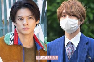 平野紫耀と伊野尾慧(ドラマのロケ現場より)