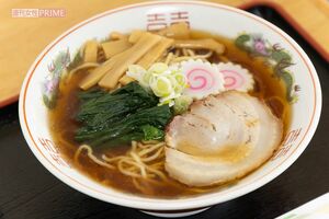 『銀華亭』昔ながらのシンプルなしょうゆラーメンは650円（税込み）!　 撮影／斎藤周造