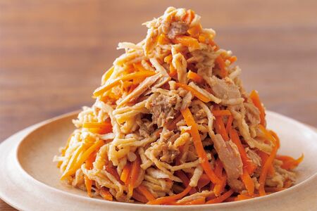 ツナのピリ辛切り干しサラダ