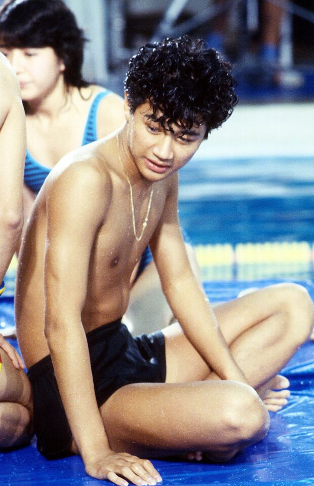 1980年代の『芸能人水泳大会』で活躍する近藤真彦