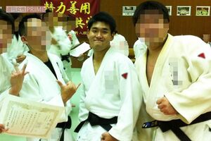 学生時代は柔道に打ち込んでいた伊藤恵太容疑者（FACEBOOKより）