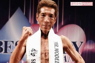 「ベストボディ・ジャパン」仙台大会で優勝したゴージャス松野