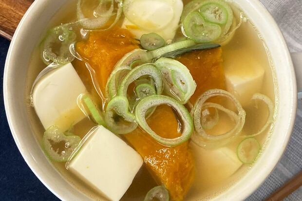 かぼちゃのみそ汁