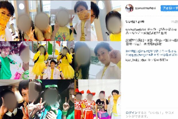 全国各地のイベントに参加していた森川容疑者。その都度、少女たちと記念撮影していた