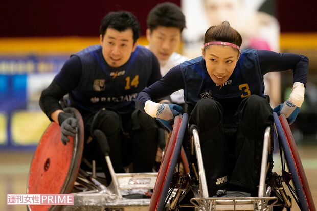 2018年10月、渋谷区長杯第2回渋谷区ウエルチェアーラグビー大会にて（写真：鷹羽金藏）