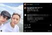 7月10日に平野紫耀がアップした神宮寺勇太との1枚（本人Instagramより）