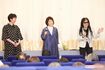 『雪子さんの足音』横浜ジャック&ベティでの舞台挨拶。(左より)菜葉菜、吉行、浜野 撮影/山田智絵