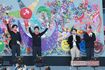 『パラ駅伝 in TOKYO 2018』では、香取原案のレゴ壁画を披露!　撮影／森田晃博