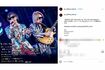 ステージ上でのB’z稲葉浩志と松本孝弘（B’z公式インスタグラムより）