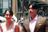 2024年のオールスター戦前にレッドカーペットを真美子さんと一緒に歩いた大谷翔平