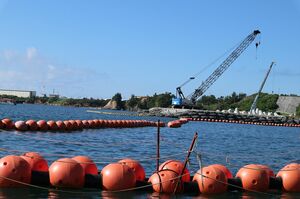 政府は4月に辺野古で埋め立て工事に着手　撮影／浅井真由美