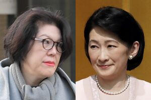 （左から）小室佳代さん、紀子さま