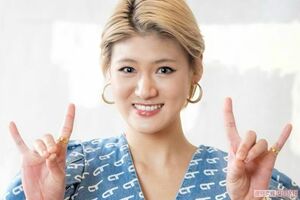 武藤敬司の娘でシンガー・ソングライターの霧愛さん(撮影/伊藤和幸)